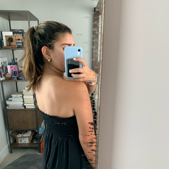 Urban outfitters black strapless romper - Picture 2 of 3